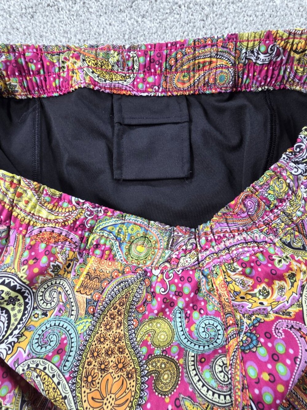 prAna Wildflower Paisley Athletic Skort - Size L - Picture 4 of 7